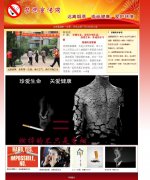 禁烟宣传网 单页面网页制作