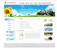 GOWIMMOBILIEN 留学生外语版德语版 5页面 带留言板带导航下拉