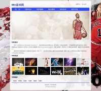NBA篮球网 5页面 （6页面） 体育NBA篮球主题 带设计说明  留言表单 简单脱俗