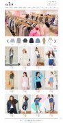 韩国女装 单页面 国际服装服饰鞋包化妆品品牌网站
