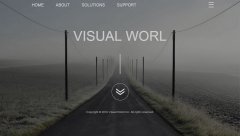 VISUAL WORL 2页面 外文英文版本