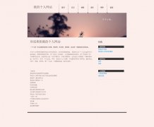 我的个人网站 6页面 学生个人网页 带背景音乐 本地视频 留言表单