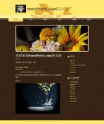 我的个人网站 6页面 带背景音乐 flash视频 留言表单