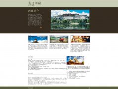 走进西藏 单页面 家乡西藏旅游简介