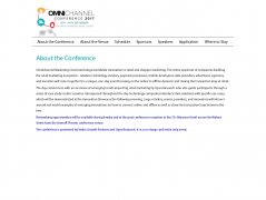 The Omnichannel Conference 7页面 外文英文留学生主题
