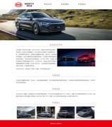 比亚迪汽车 3页面 新能源汽车领导者 汽车企业主题  带设计说明 
