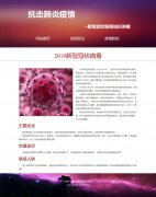 抗击肺炎疫情 3页面 新型冠状病毒知识讲解   带设计说明  JS轮播特效