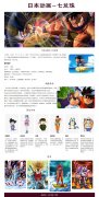 日本动画-七龙珠 单页面  HTML5 带jquery图片轮播特效 