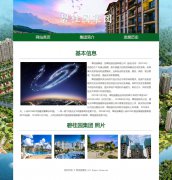碧桂园集团 3页面 房地产企业介绍 带设计说明 