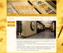 传统医学-中医 2页面  汉医 HTML5  带设计说明 JS图片轮播特效 