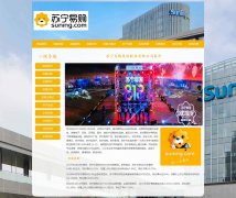 苏宁易购集团股份有限公司 10页面 HTML5 带设计说明 JS图片轮播特效 注册登录 留言表单