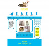 宠物网 40页面 带设计说明   asp+access数据库 注册登录留言功能 （24页面版本15