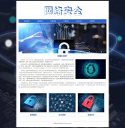 网络安全 6页面 Cyber Security 互联网 计算机通信网络安全 科普教育  带设计说明