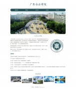 广东白云学院 5页面 民办全日制普通本科高校 学校主题 HTML5+CSS3布局  带设计说