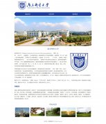 南京邮电大学 单页面 南邮 学校主题 HTML5+CSS3布局
