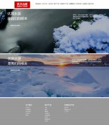 农夫山泉股份有限公司 10页面 饮用水生产企业 带设计说明  asp+access数据库注册登录留言功能（静态版本50元）