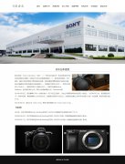 日本索尼 8页面 Sony Corporation 日本大型综合性跨国企业集团 数码产品公司  带设计说明 asp+access数据库 注册登录留言功能