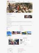 Katie's Walking Tours 3页面 html5 留学生英文页面 旅游旅行团主题