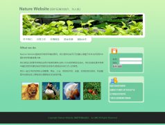 Nature Website [保护环境为地方，为人类] 单页面 环保主题 