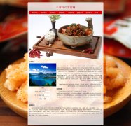 云南特产美食网 8页面 带背景音乐 本地视频 注册登录留言表单