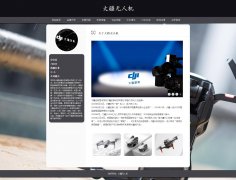 大疆无人机 9页面 大疆创新科技有限公司旗下无人机品牌 HTML5 带设计说明 JS图