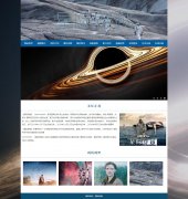 星际穿越 14页面 科幻冒险电影 HTML5 带设计说明 背景音乐 JS图片轮播特效 在线