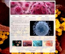 生物病毒科普 7页面 新冠病毒疫情介绍 HTML5+CSS3布局 带设计说明 JS轮播特效 a