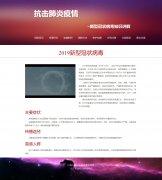 抗击肺炎<font color='red'>疫情</font> 9页面 新型冠状病毒知识讲解 科普系列 带设计说明 JS轮播特效