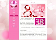 国际妇女节 12页面 三八妇女节 国际劳动妇女节 三八节 女神节 节日主题 带设计