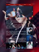 内地男歌手-华晨宇 7页面 人物明星主题 html5+css3布局 带设计说明 JQuery图片轮播