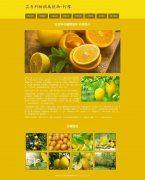芸香科柑橘属植物-柠檬 8页面 水果 html5+css3布局  带设计说明 JQuery图片轮播特效 ASP+ACCESS数据库 注册登录留言功能 搜索修改删除留言功能（增删查改）