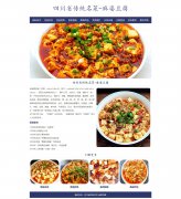 四川省传统名菜-麻婆豆腐 12页面 美食主题 HTML5 带设计说明  ASP+ACCESS数据库 注册登录留言功能 搜索修改删除留言功能（增删查改）
