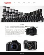 佳能（Canon ） 5页面 日本数码相机品牌 世界500强企业  带设计说明  ASP+ACCESS数据