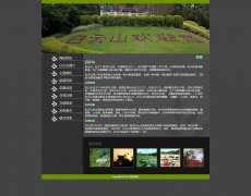广州白云山旅游景区 9页面 5A旅游景区 带文字滚动 背景音乐 ASP+access数据库 注