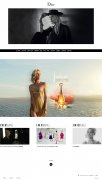 DIOR 迪奥 15页面 法国著名时尚消费品牌 带多个复杂JS特效 三级页面 php+mysql数据