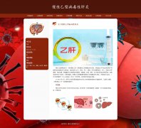 慢性乙型病毒性肝炎 10页面 乙肝 医学科普 HTML5 带设计说明 JS图片轮播特效  