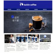 瑞幸咖啡 luckin coffee 7页面 电商品牌公司企业主题 HTML5+ccs3  带设计说明 JS图片轮