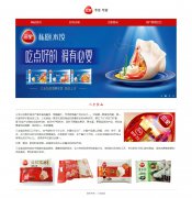 三全食品 4页面 汤圆水饺粽子速冻食品公司 HTML5 带设计说明 JS轮播特效 ASP+ACCESS数据库 注册登录功能 查看删除用户功能