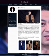 演员张嘉益 16页面 人物明星 张嘉译 HTML5 带设计说明 JS轮播特效 PHP+MYSQL数据库